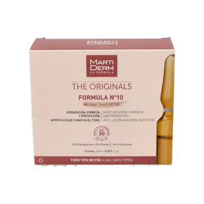 Fórmula no 10 hd color touch spf 30 10 ampollas, Martiderm