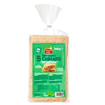 Pan di Spagna... no: Pane in cassetta 5 cereali senza crosta BIO 300 g, La Finestra Sul Cielo