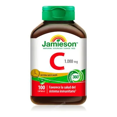 Vitamina C 1000 mg tr ac ret 100 comprimidos, Jamieson