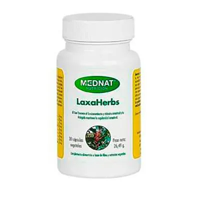 Laxaherbs 30 cápsulas vegetales, Mednat