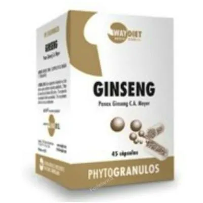 Ginseng phytogranulos 45 cápsule, Waydiet Natural Products