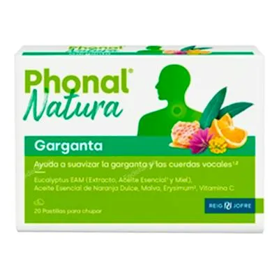 Natura Hals lutschen 20 Pastillen, Phonal