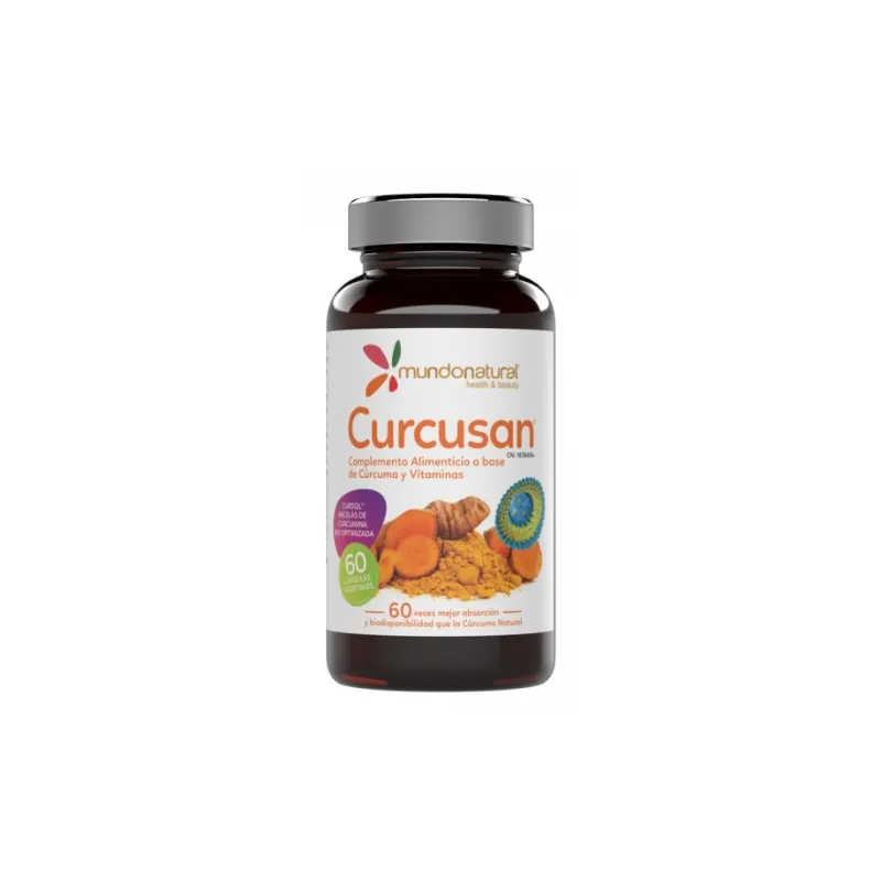 Curcusan mundonatural 60 cápsulas, Mundo Natural