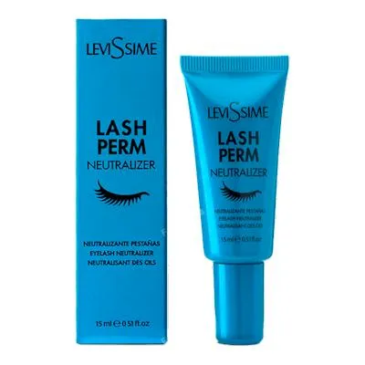 Lash perm neutralizer neutralizante pestañas 15 ml, Levissime