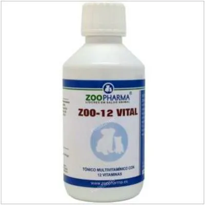 Zoopharma Veterinaria ZOO-12 vital perros y gatos 250 ml, Zoopharma Vet
