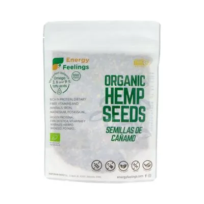 Cañamo semilla sin gluten BIO 200 g, Energy Feelings