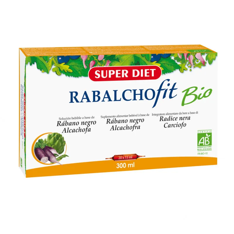 Rabalchofit BIO 20 ampollas, Superdiet
