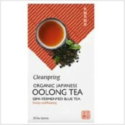 Té oolong infusión BIO 20 bolsitas, Clearspring