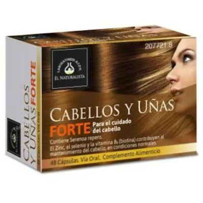 Cabelo e unhas forte 48 cápsulas, El Naturalista