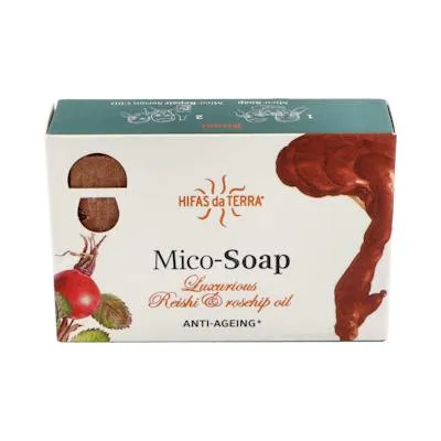 Mico-soap reishi-rosa mosqueta 150 g, Hifas Da Terra