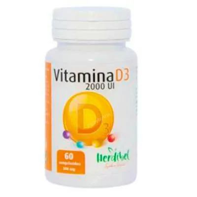 D3 vitamina 2.000UI 60 comprimidos, Herdibel
