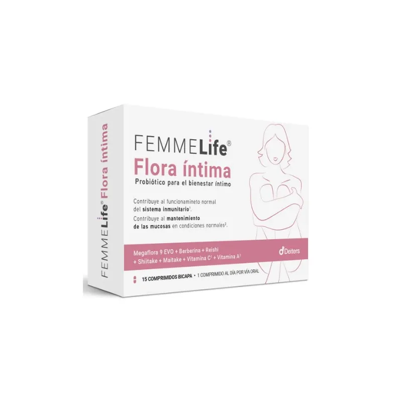 Femmelife flora intima 15 compresse, Deiters