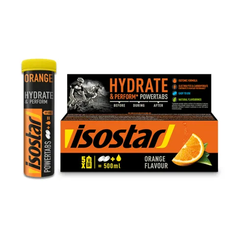 Power tabs naranj 10 x 12 g, Isostar