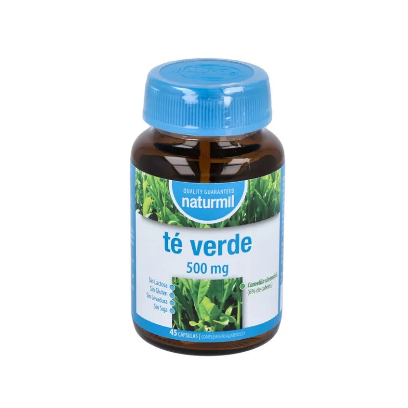 Té verde 500 mg 90 cápsulas, Naturmil