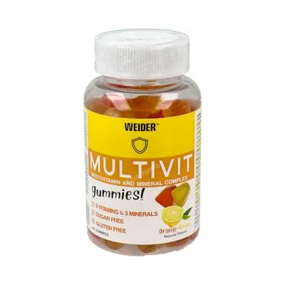 Gummy multivit 80 gummies, Weider