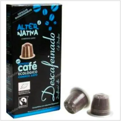 Café descafeinado compost BIO 10 cápsulas, Alternativa 3