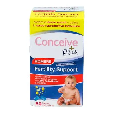 Conceive plus apoyo fertilidad masculina 60 cápsulas, Sasmar