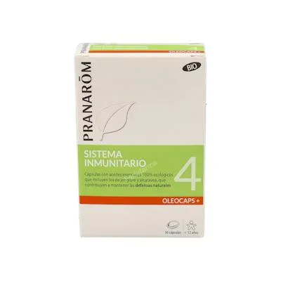 Pranarom P. acabado oleocaps+ plus 4 sistema inmunitario BIO 30 cápsulas, Pranarom P.acabado