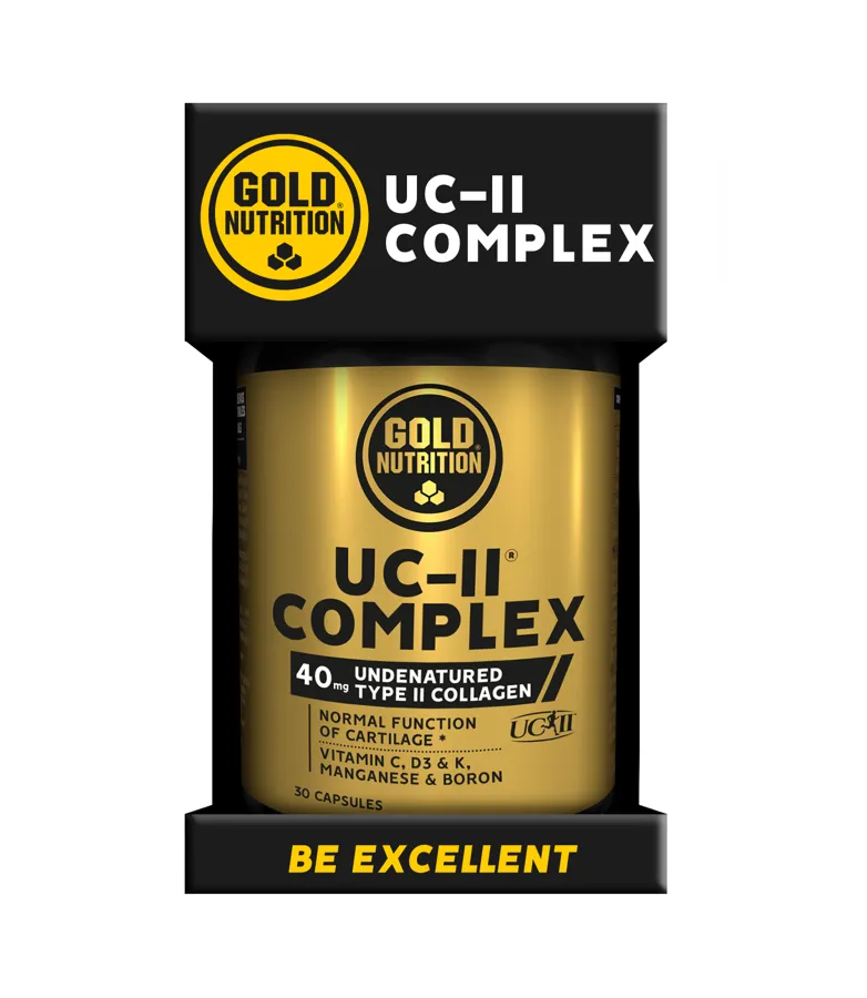 Collagen uc ii complex 30 cápsulas vegetales, Gold Nutrition