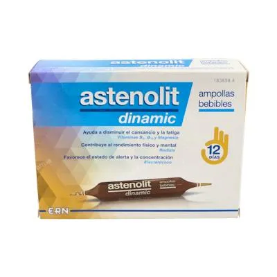 Dinamic bebibles 12 ampollas, Astenolit