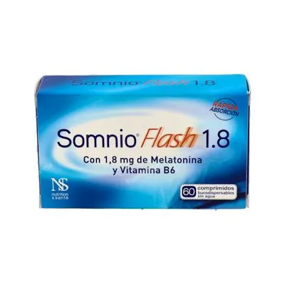 Somnio flash mélatonine 1,8 mg vitamine B6 60 comprimés, Dietisa (dielisa)