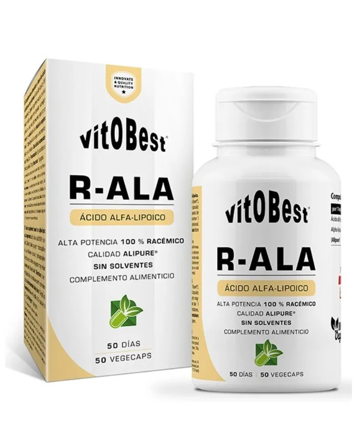 Ácido alfa lipoico r-ala vitobest 60 cápsulas, Vit.o.best