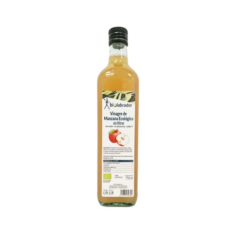 Vinagre manzana sin filtrar BIO 750 ml, Labrador