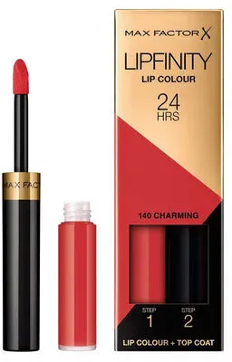Lipfinity lip color 140 charming, Max Factor