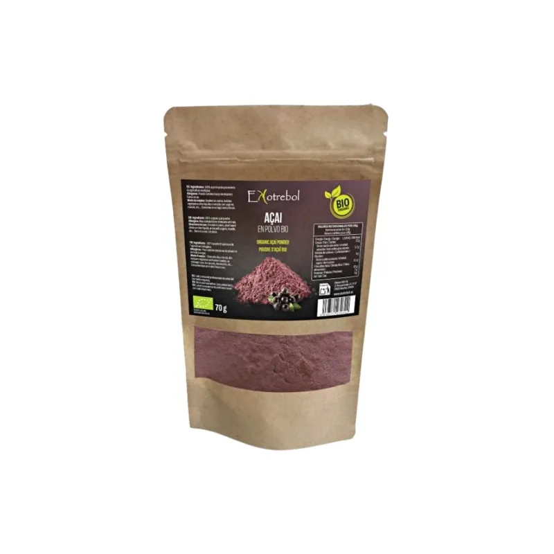 Acai polvo BIO 70 g, Ekotrebol