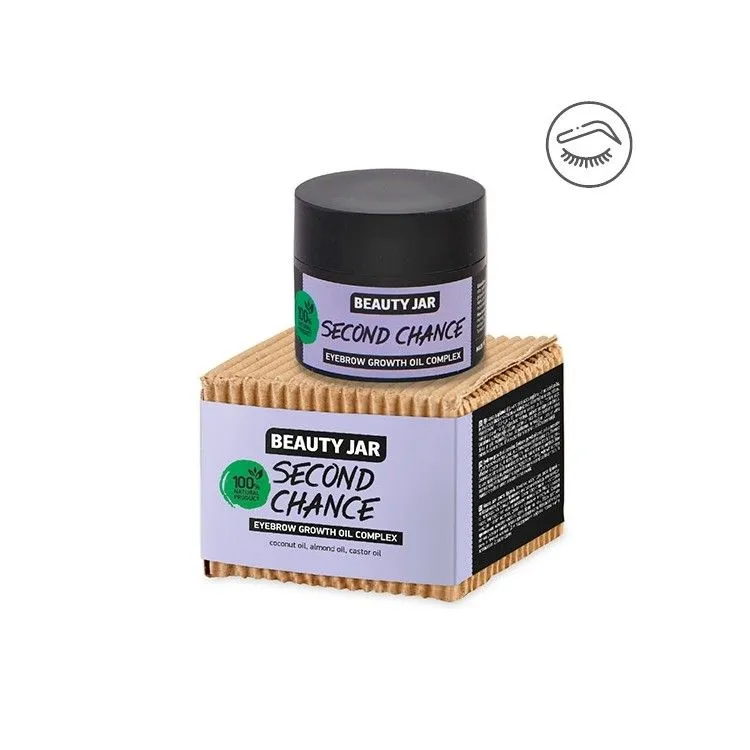 Complejo de Aceites crecimiento de cejas - Coco y Jazmín, Beauty Jar
