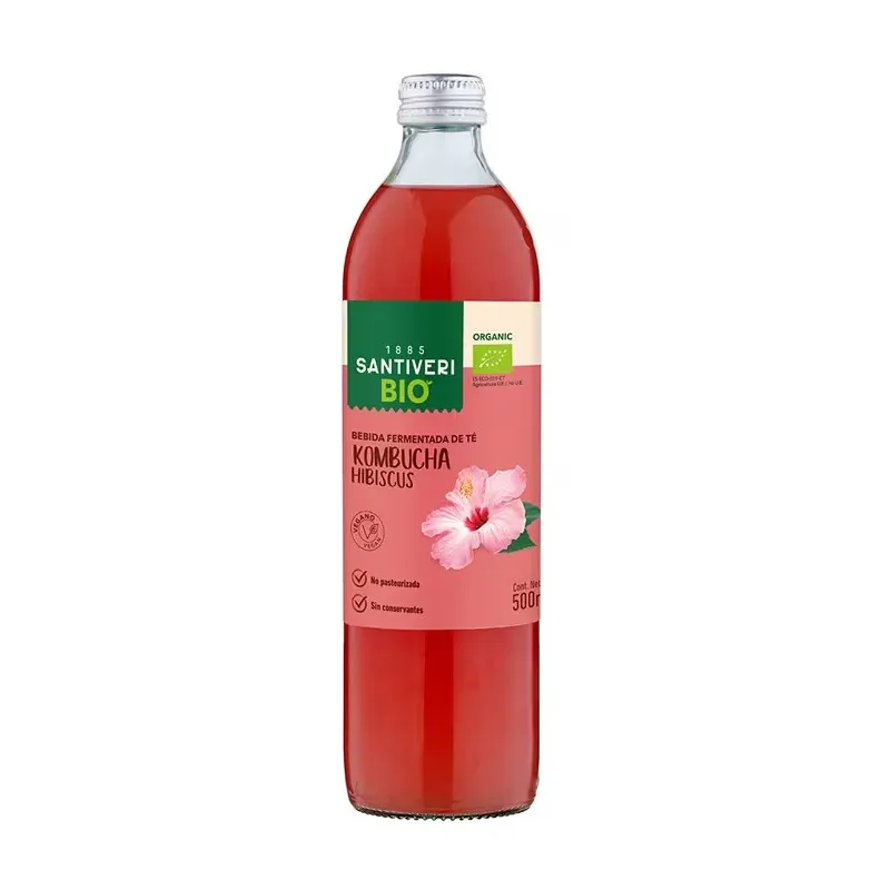 Kombucha hibiscus BIO 250 ml, Santiveri