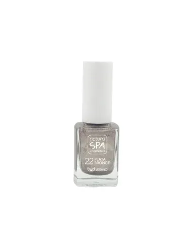Nagellack 22 silber bronze cosmetics, Naturaspa