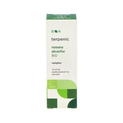 Aceite esencial de romero alcanfor BIO 10 ml, Terpenic