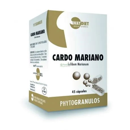 Cardo Mariano De 400 mg 45 cápsulas, Waydiet