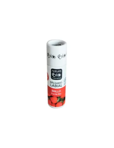 Bálsamo labial brillo karité fresa, Naturabio