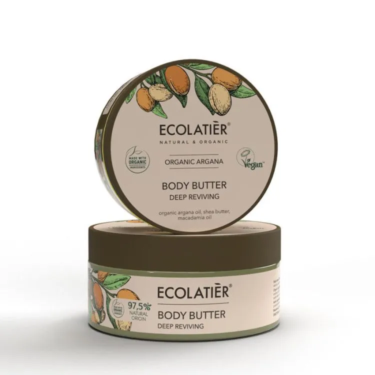 Manteca Corporal Revitalización profunda Argán BIO, Ecolatier