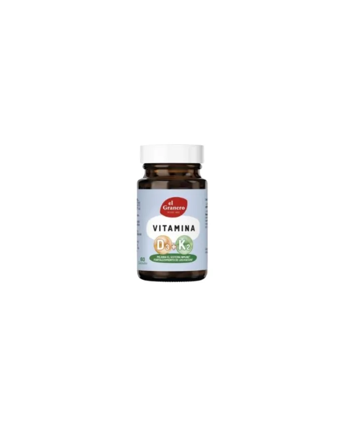 Vitamine D3+K2 60 gélules, El Granero