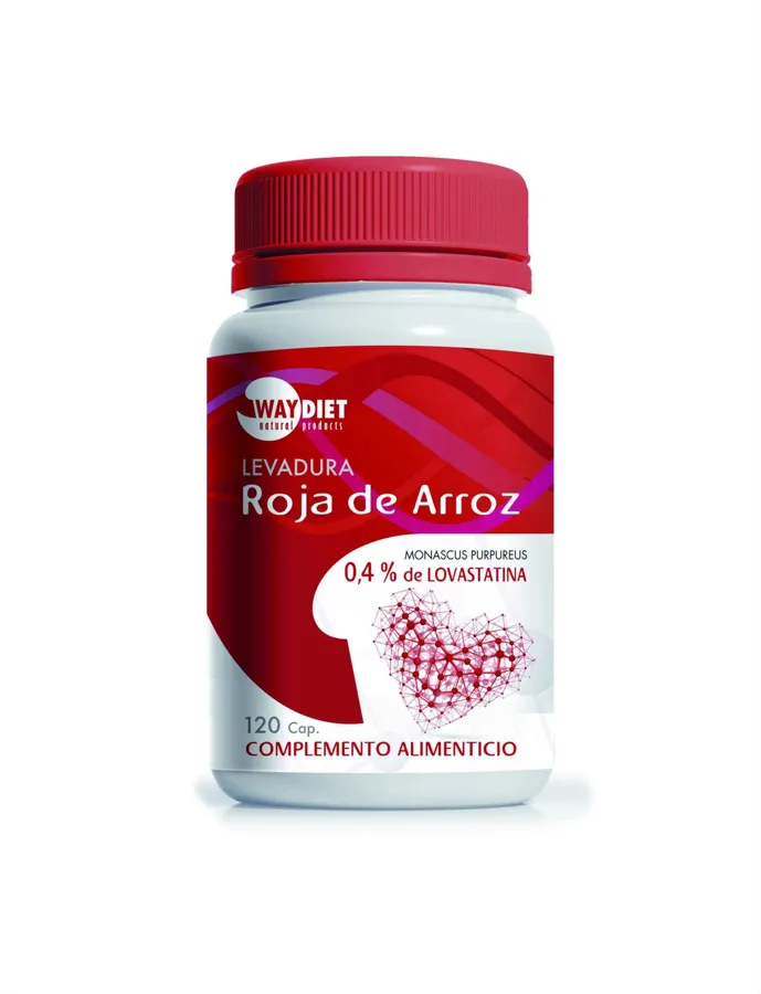 Levadura Roja de Arroz 90 cápsulas, Waydiet · imagen 2