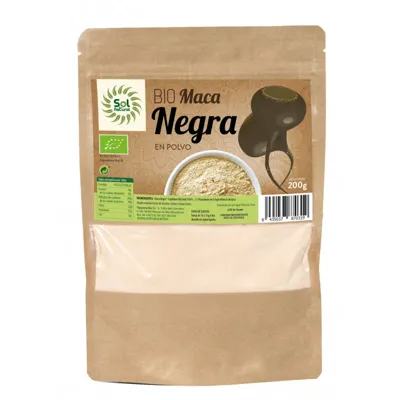 Maca negra polvo 200 g, Sol Natural