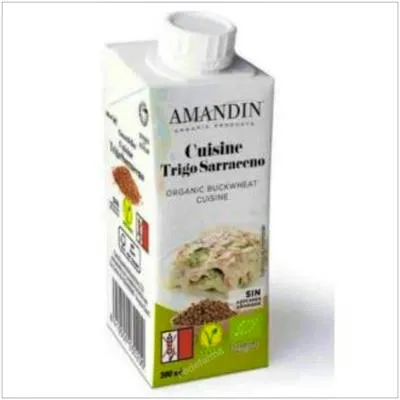Cuisine crema de trigo sarraceno 200 ml 24 uds., Amandin