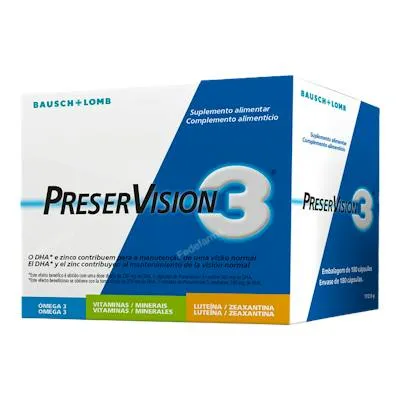Preservision 3 180 cápsulas, Bausch + Lomb
