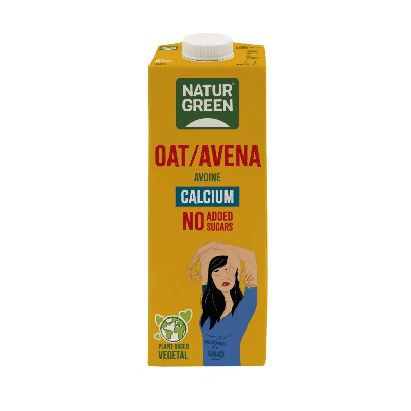 Boisson avoine calcium sans sucre naturgreen 1 l, Natur Green