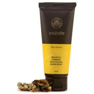 Exfoliante facial nuez, cúrcuma y sándalo 100 g, Soultree