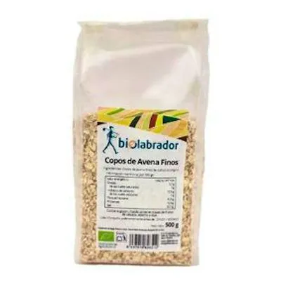 Copos de avena finos 500 g, Biolabrador