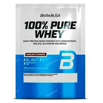 100% puré whey avellana 28 g, Biotechusa