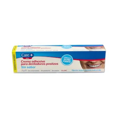 Crema adhesiva stada neutra 75 g, Care+