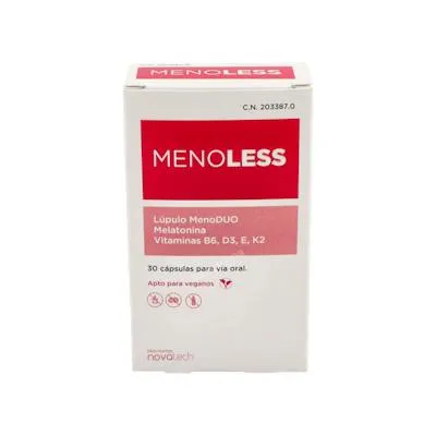 Menoless 30 cápsulas, Novatech