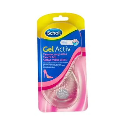 Plantilla gelactiv tacon alto 35,5-40,5 2un, Scholl