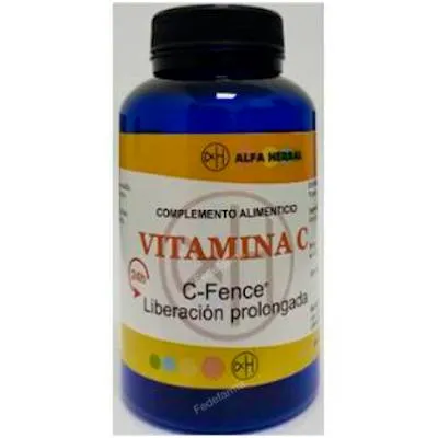 Vitamina C c-fence 90 cápsulas vegetales, Alfa Herbal