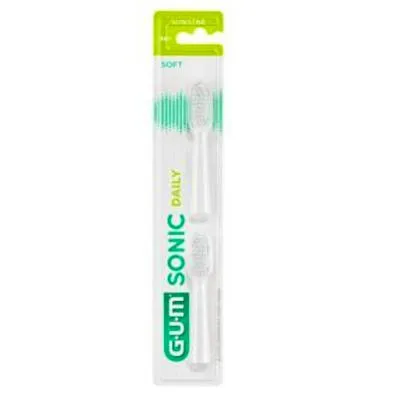 Recambio cepillo electrico sonic daily blanco 2un, Gum
